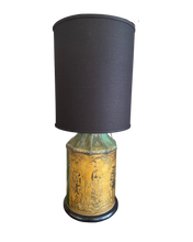 Load image into Gallery viewer, Vintage Tole Chinese Tea Canister Lamps
