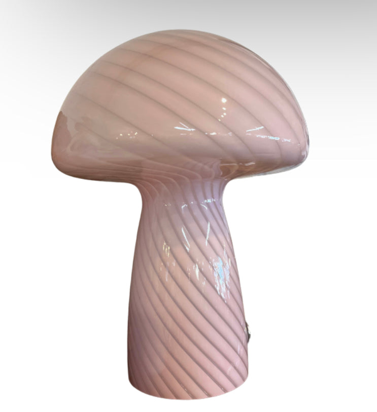 Pink Mushroom Lamp