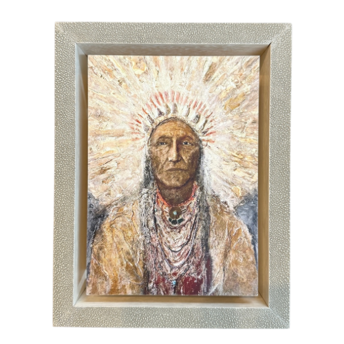 Native Chief Framed Print