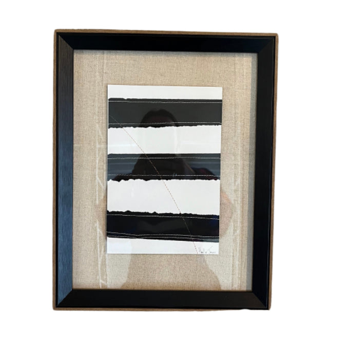 Black And White Stitched Art