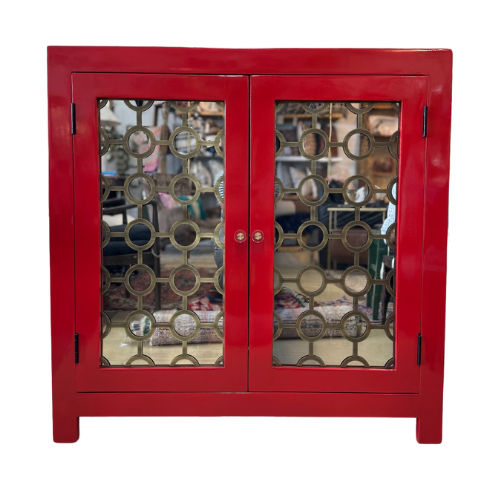 Red Lacquer Hutch