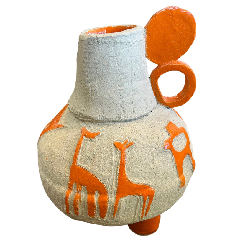 Mary Mackey Orange Vase