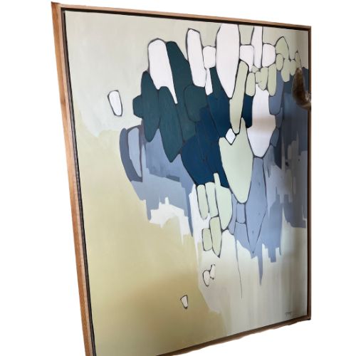 Large Abstract Green Painting
