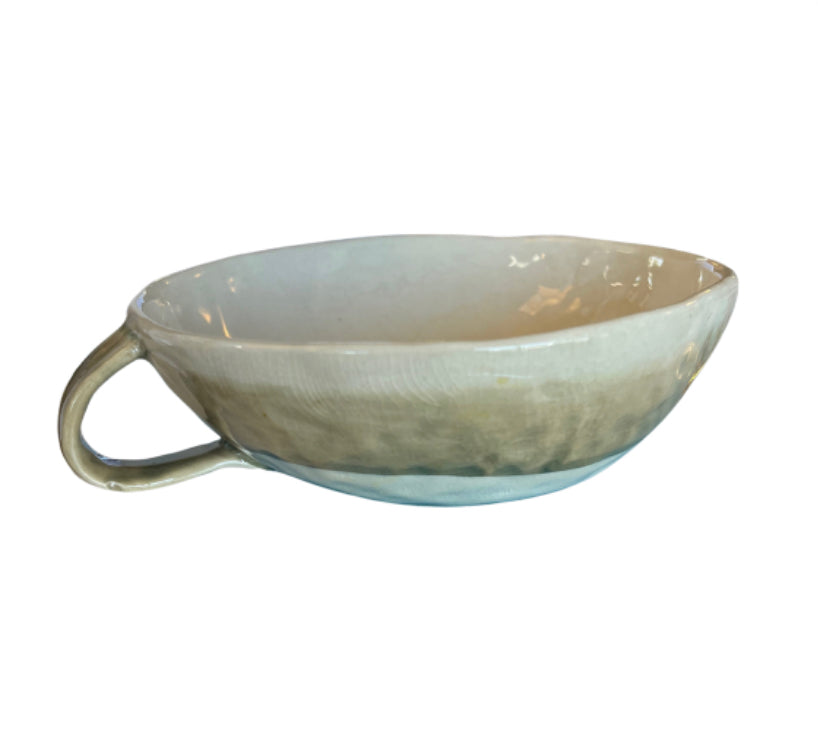 Light Green And White Teacup