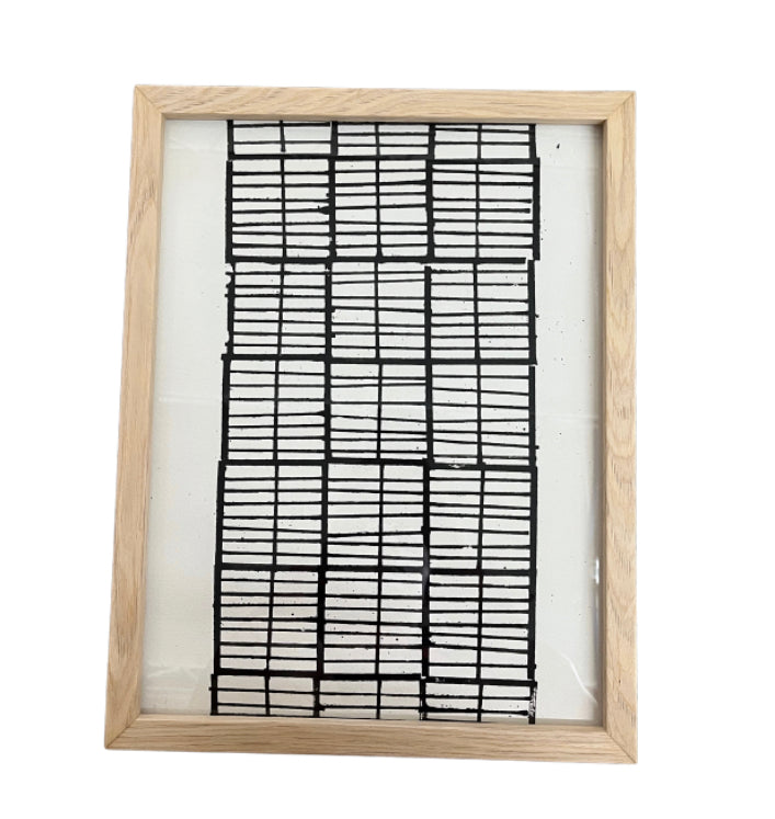 Black And White Boxes Art