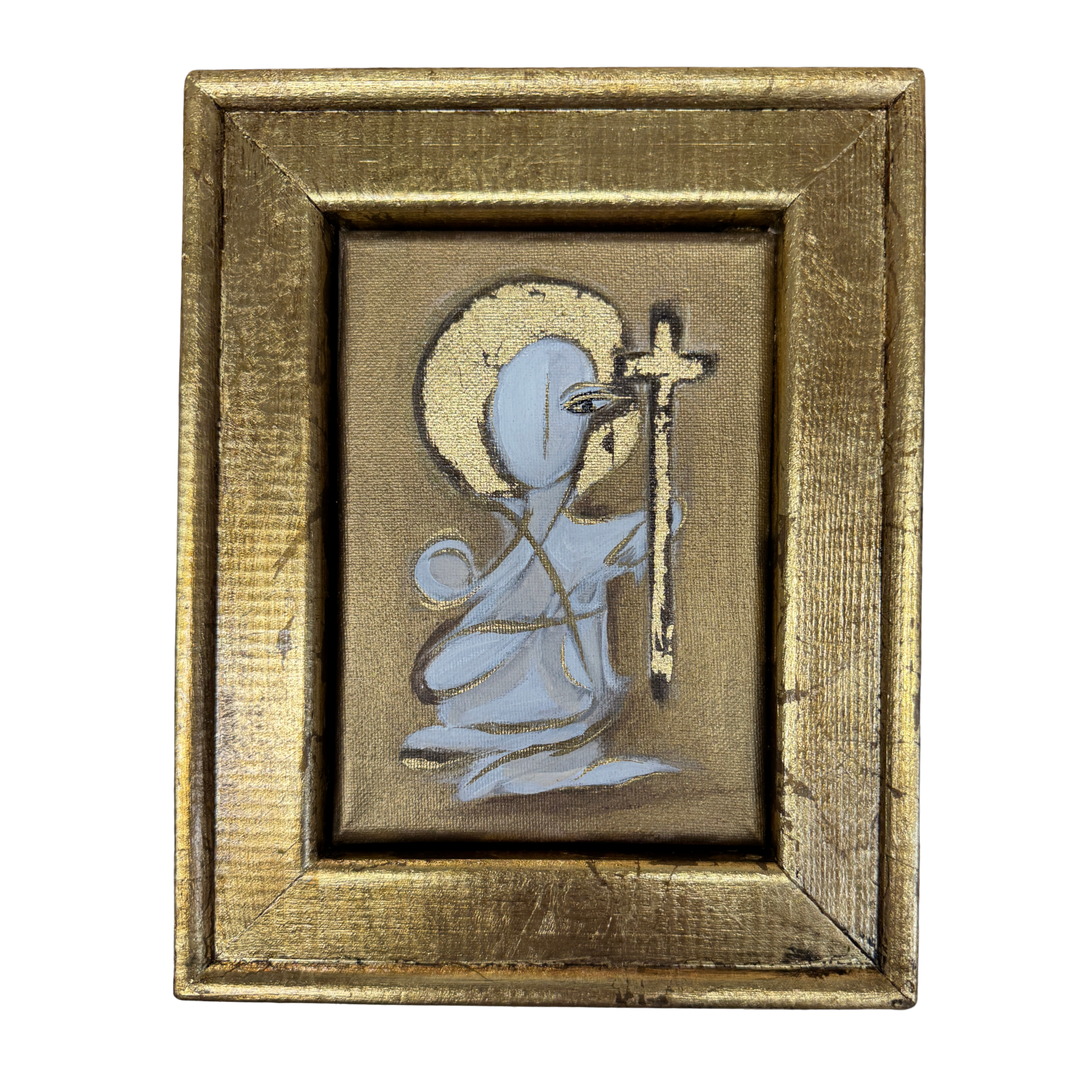 Gold Framed Christian Pavlakis Gold
