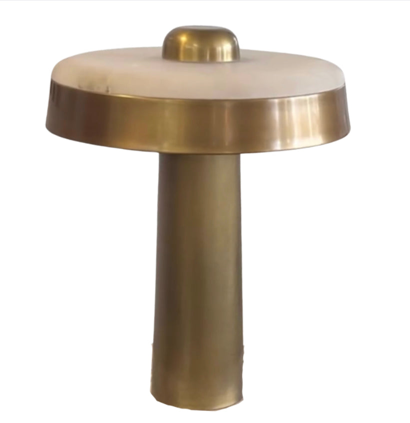 Gold and Alabastor Lamp