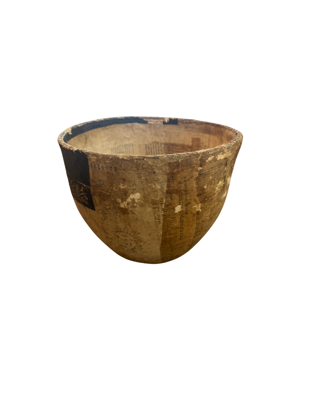 Antique Paper Mache Basket