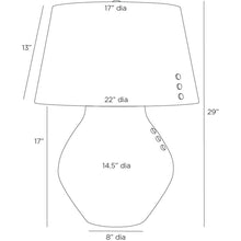 Load image into Gallery viewer, White Terracotta Table Lamp

