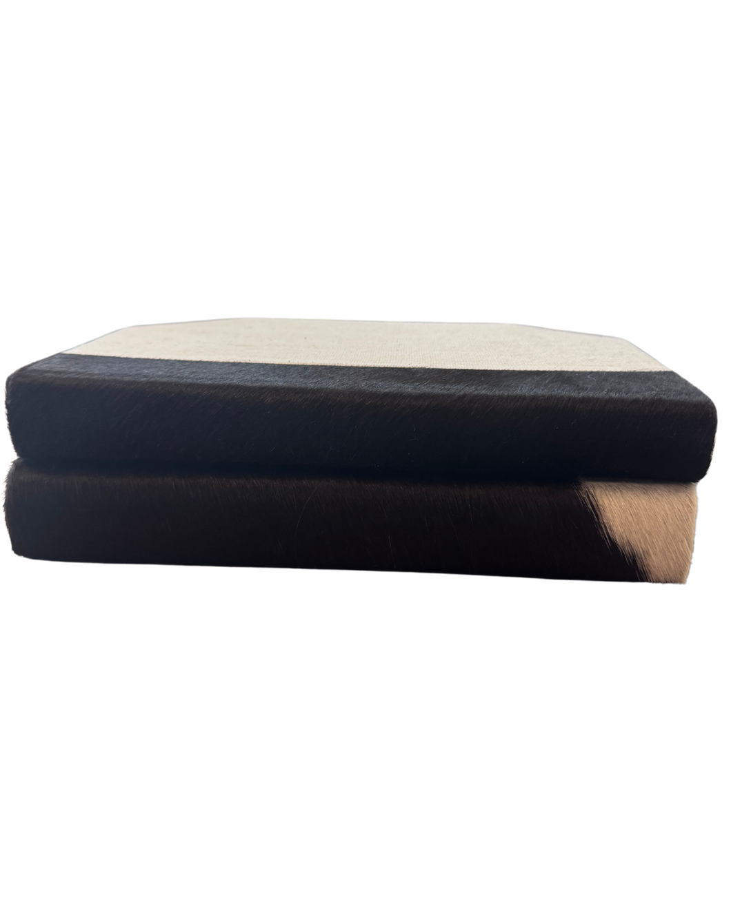 Cowhide Wrapped Book