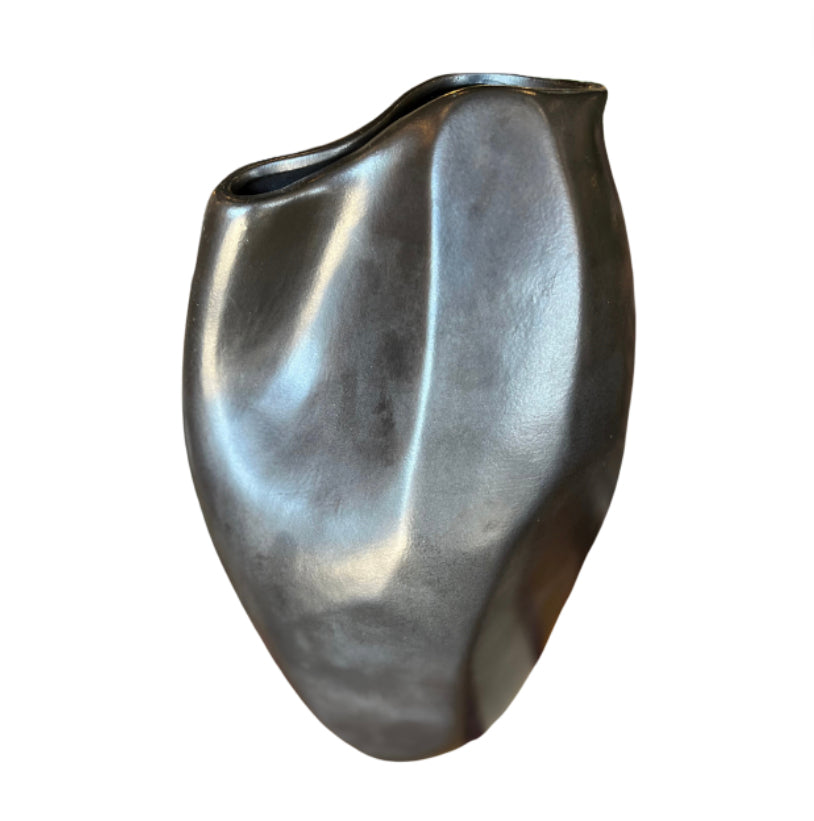 Black Funky Vase
