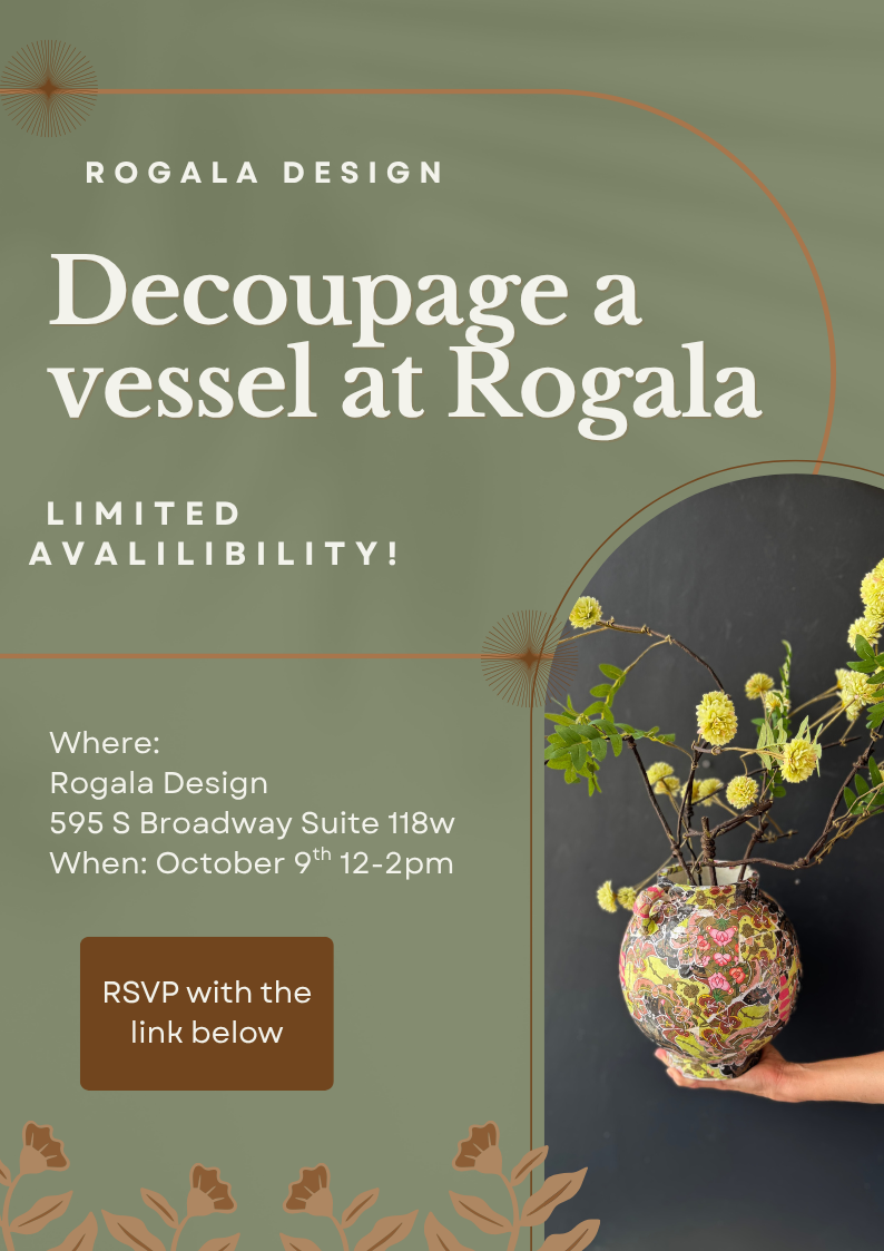 Decoupage a Vessel at Rogala