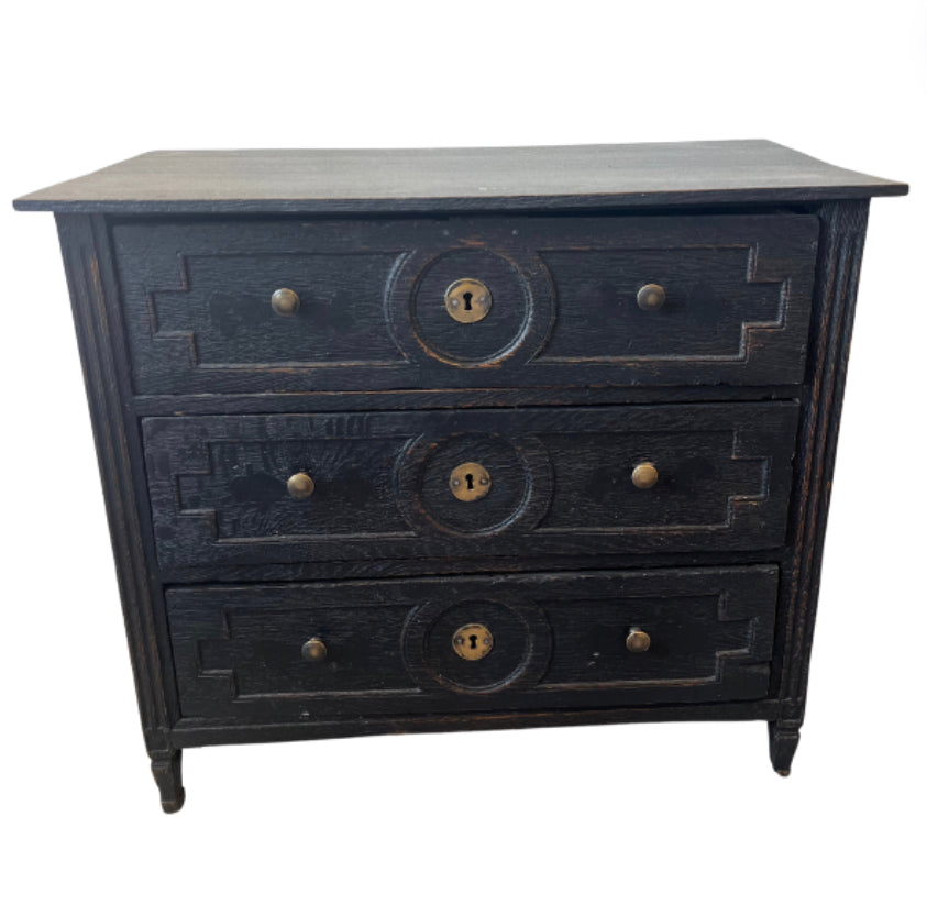 Small Black Dresser