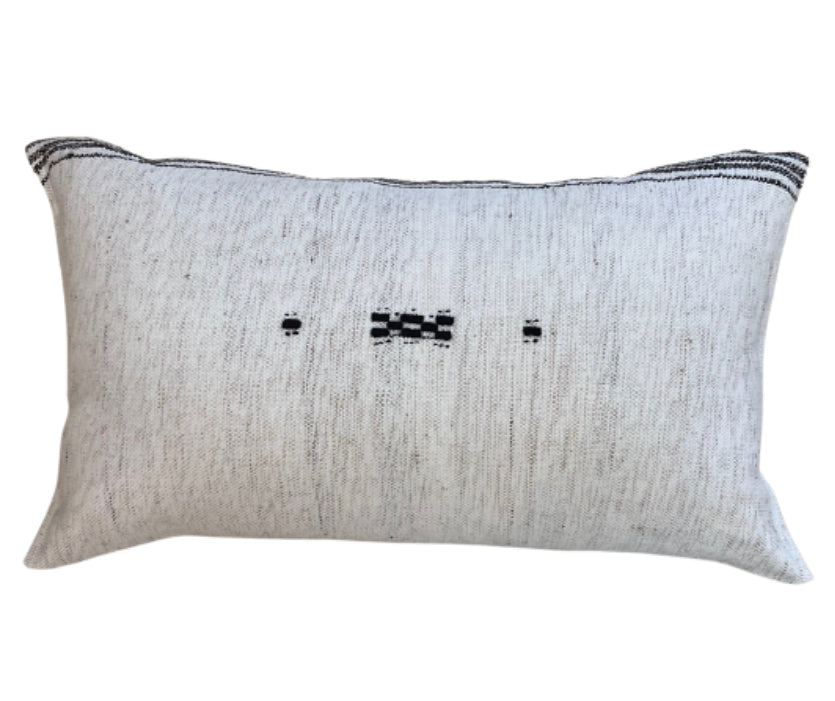 Off White Lumbar Pillow