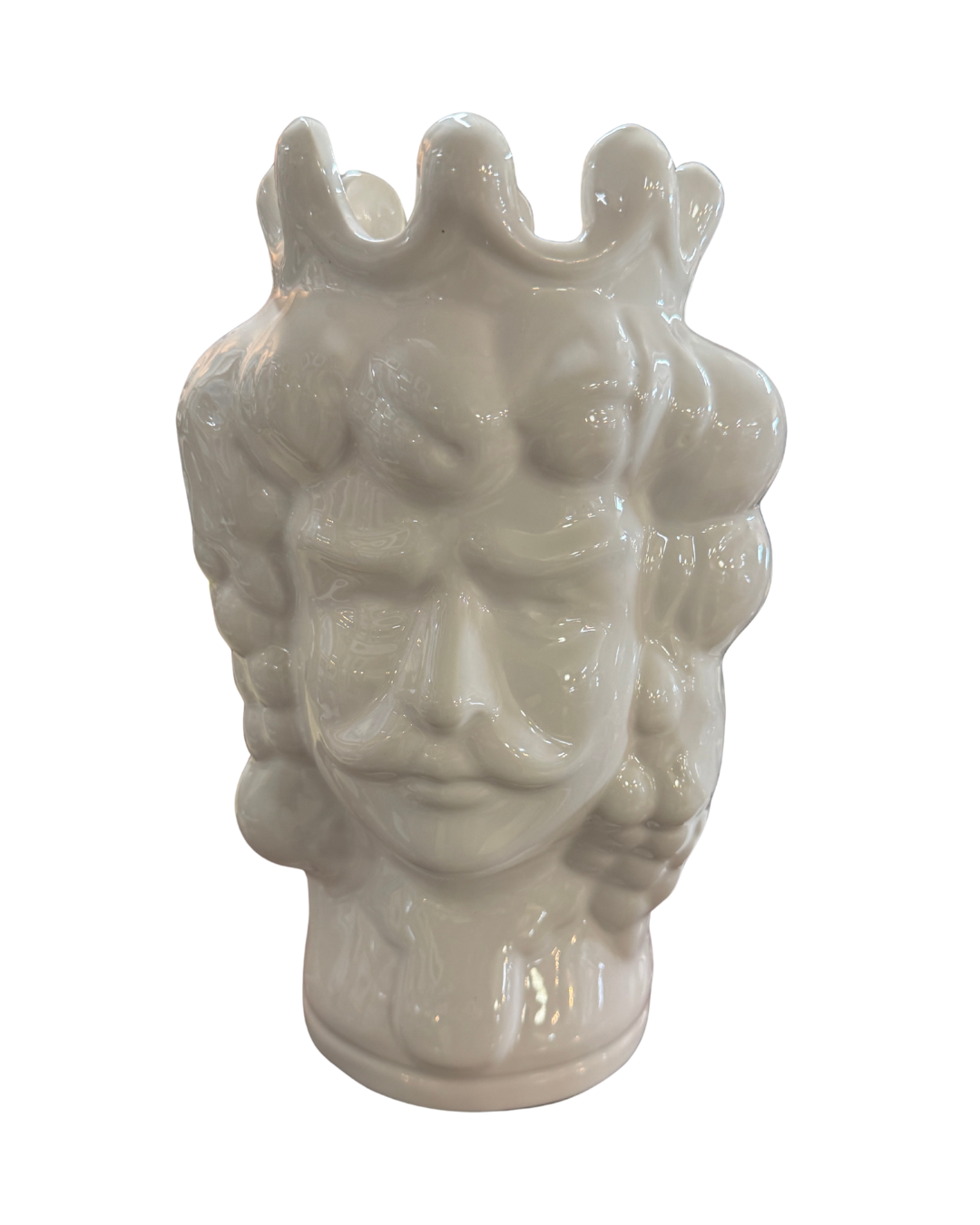 Face Vase in White