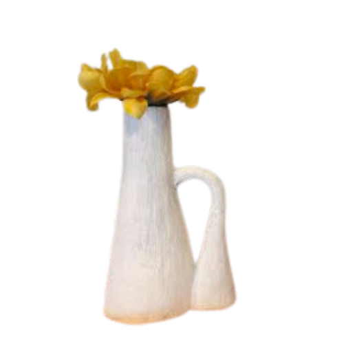 White Clay Vase