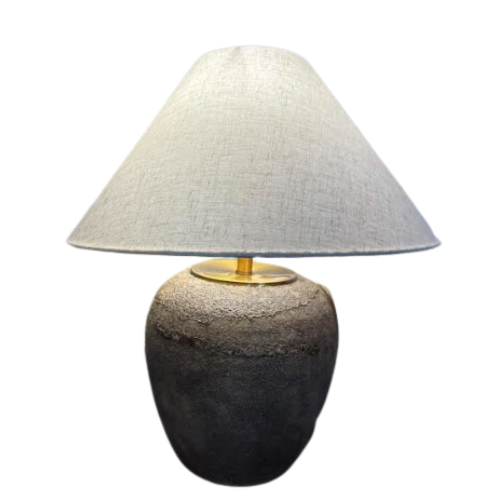 Grey Rock Texture Lamp