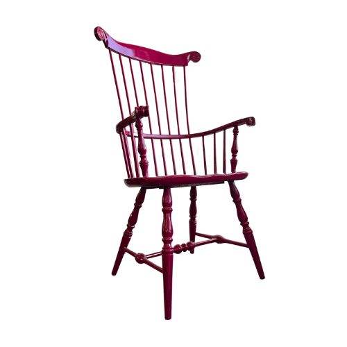 Fuscia Lacquered Armchair