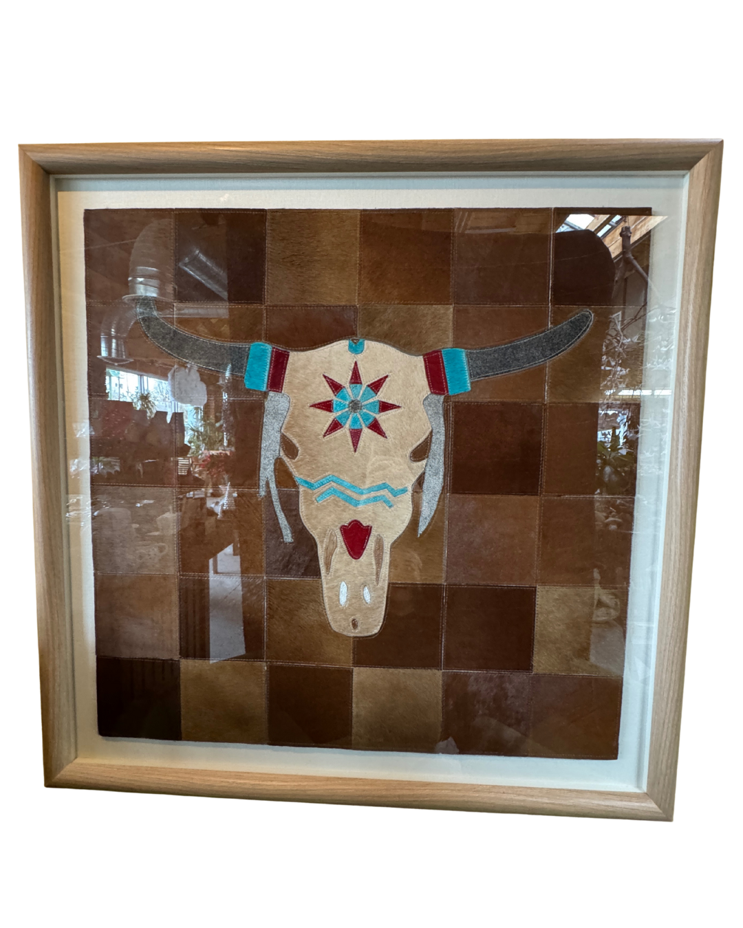 Leather Framed Art