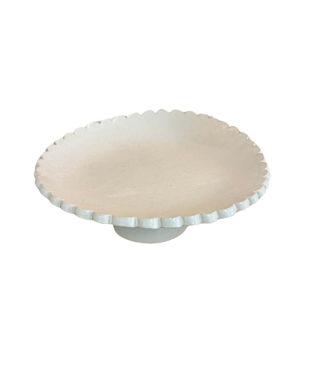 Raised Scalloped Tray