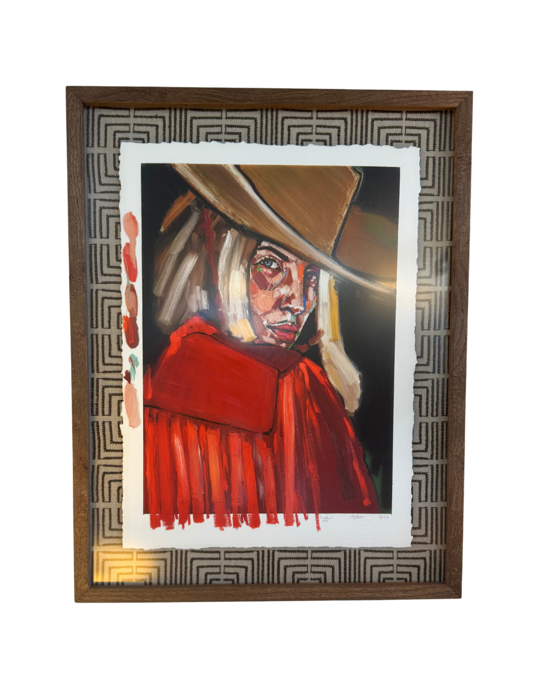 Red Cowgirl Art