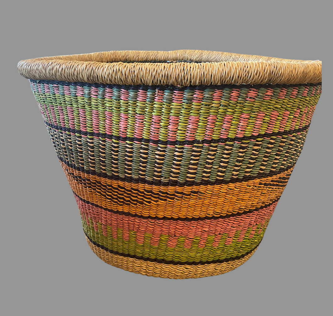 Ghana Flower Pot (Sectioned Colors)
