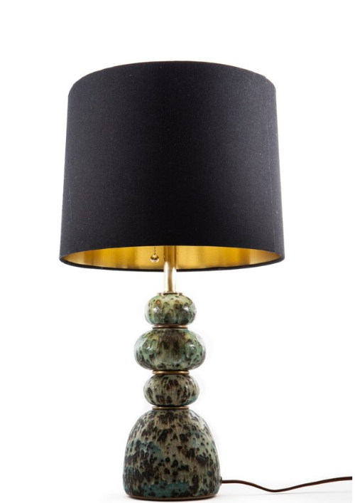 Stacked Textured Lamp