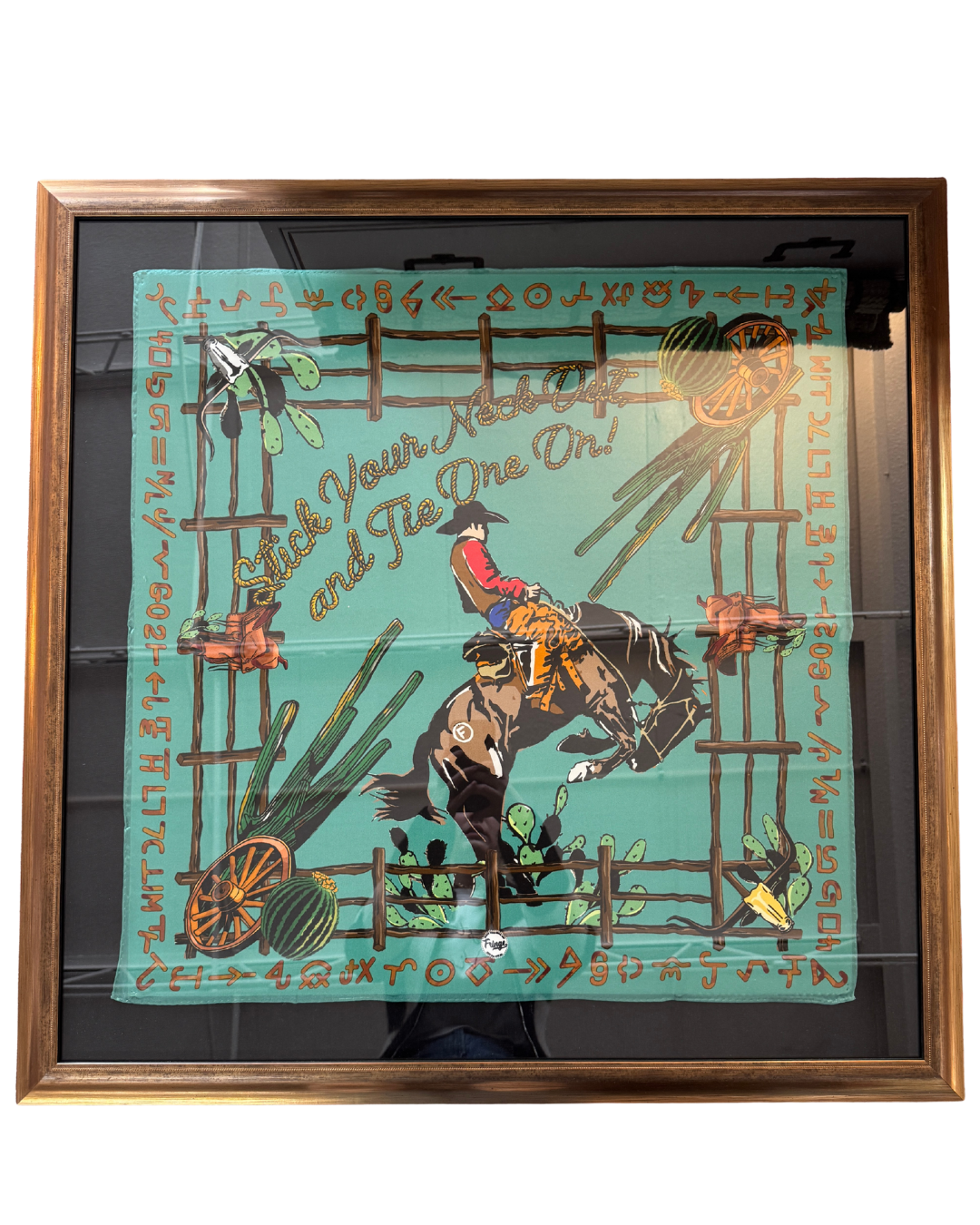 Framed Cowboy Scarf