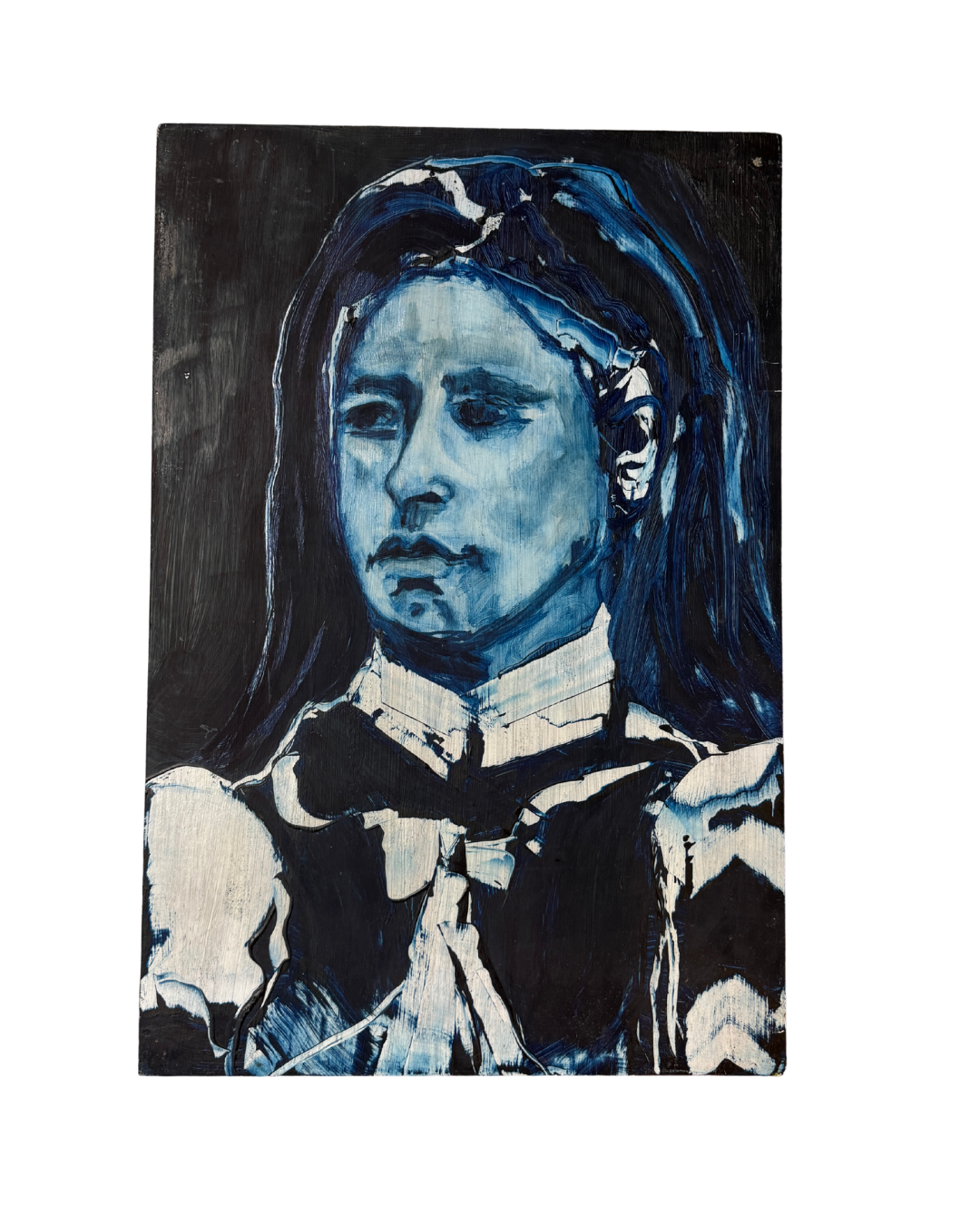 Annie Decamp Original on Wood