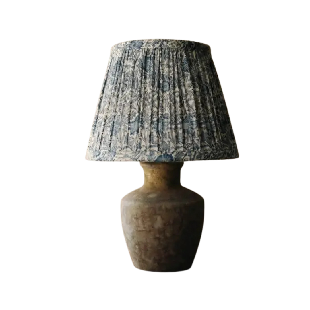Blue Shade Table Lamp