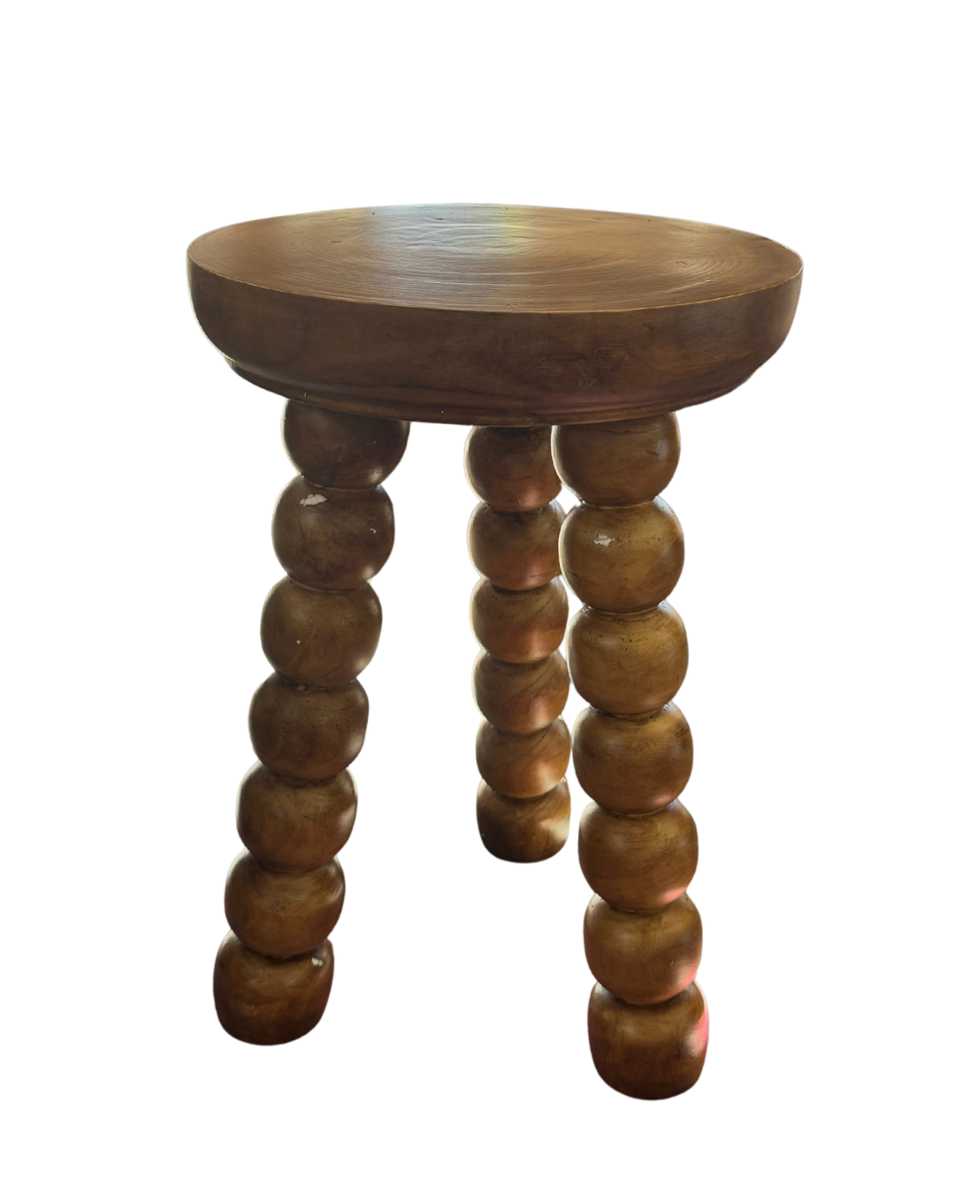 Wooden Bobbin Stool