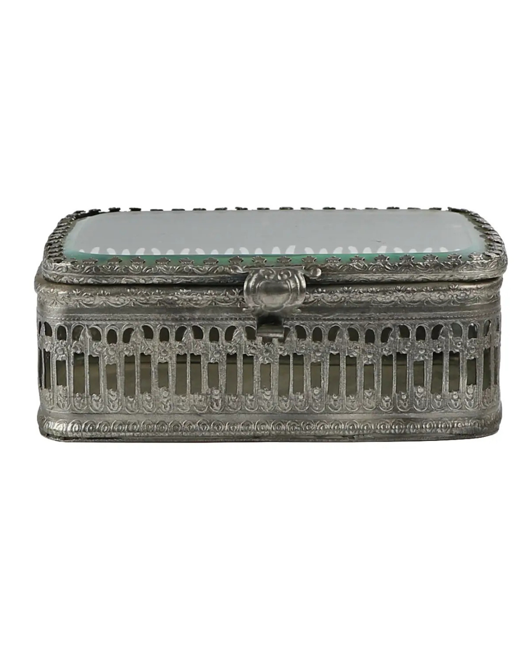 Glass embellished box