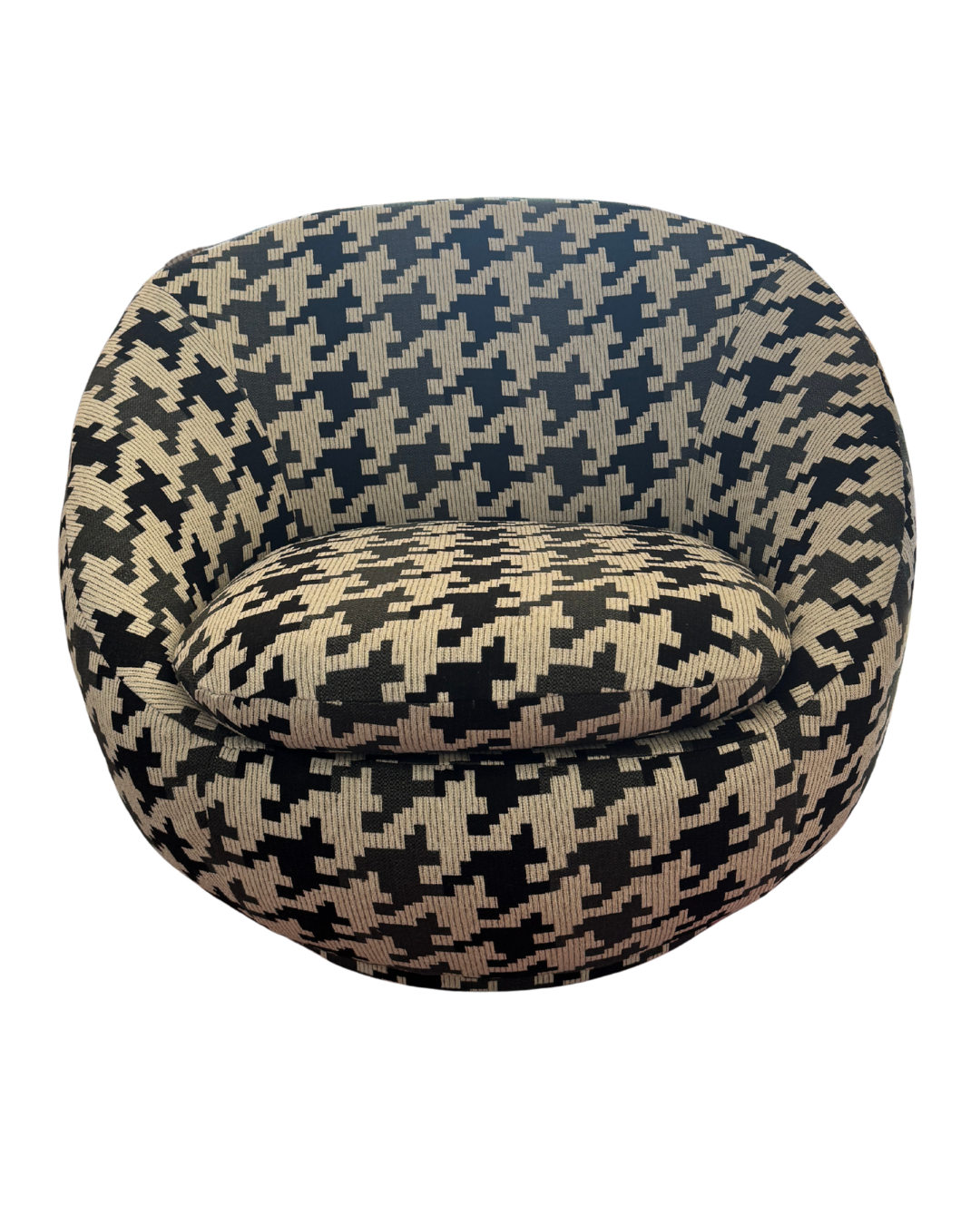 Custom Upholstered Swivel Chair