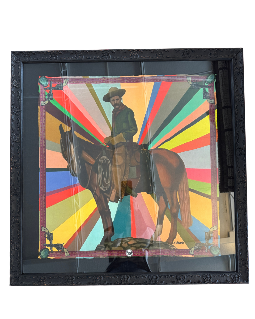 Framed Cowboy Scarf