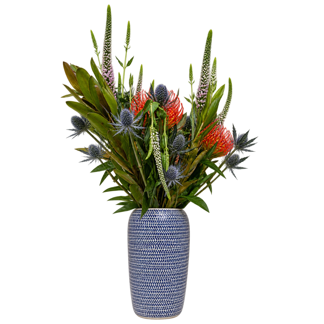 Polish Ceramic Tall Vase