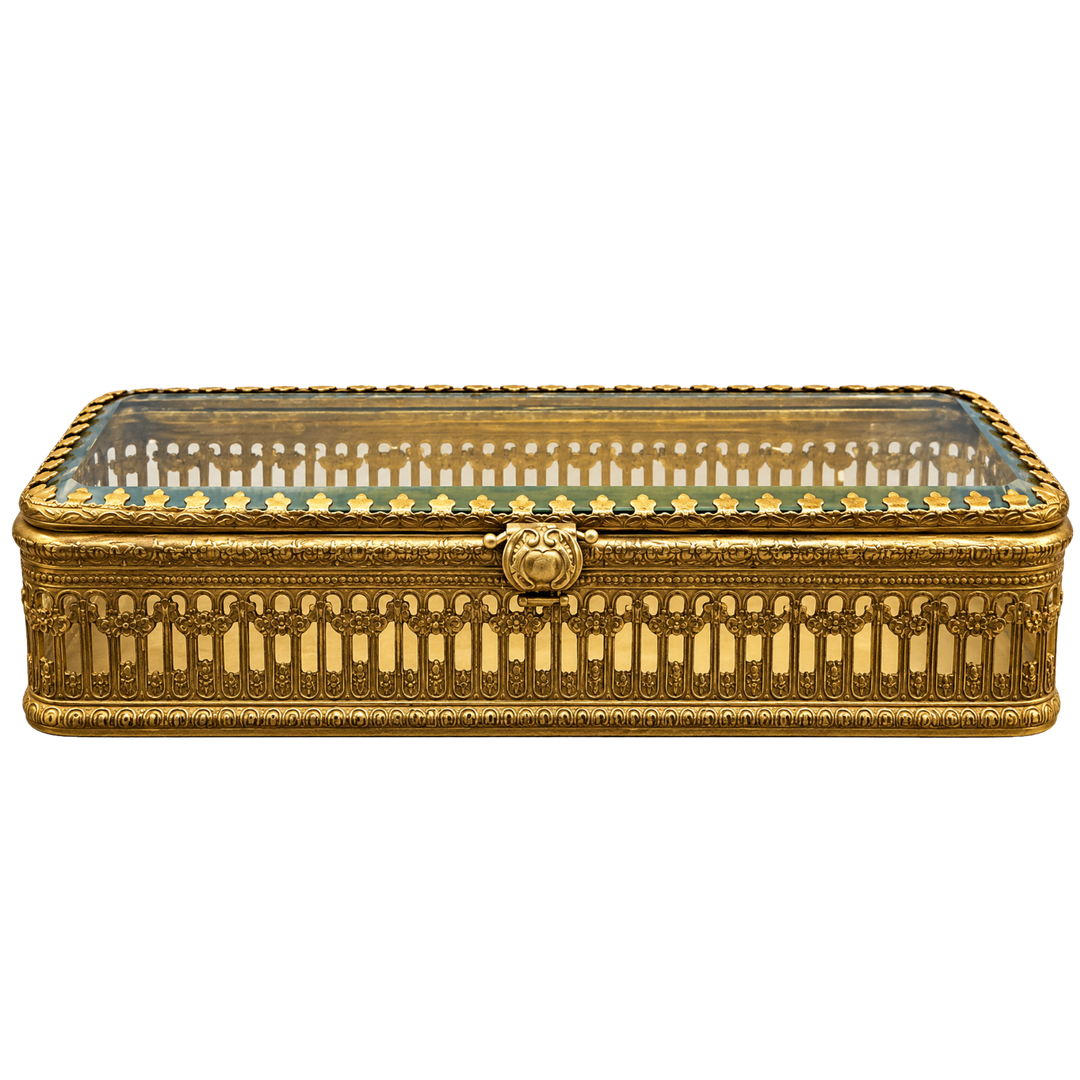 Antique Glass Box