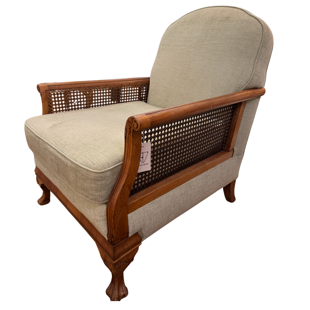 Rattan Upholstered Chair
