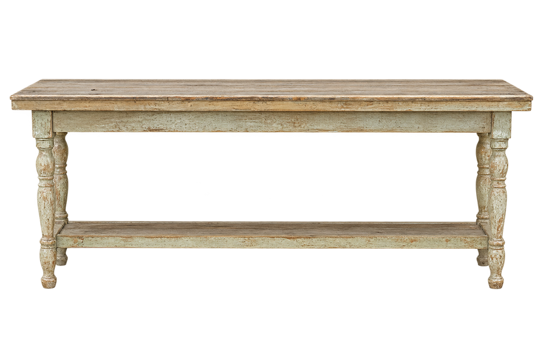 Green Wood Patinated Florist&