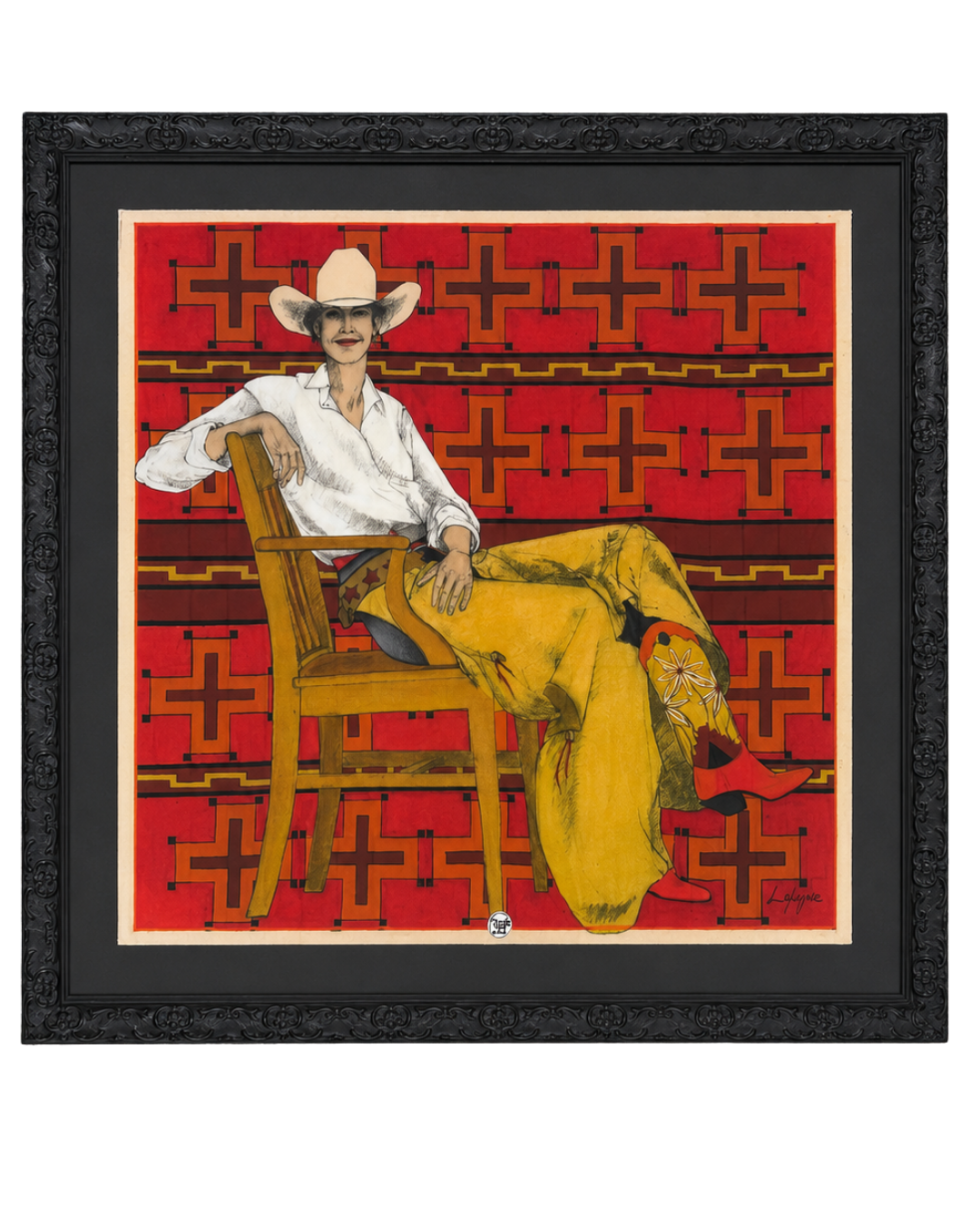 Framed Cowgirl Scarf