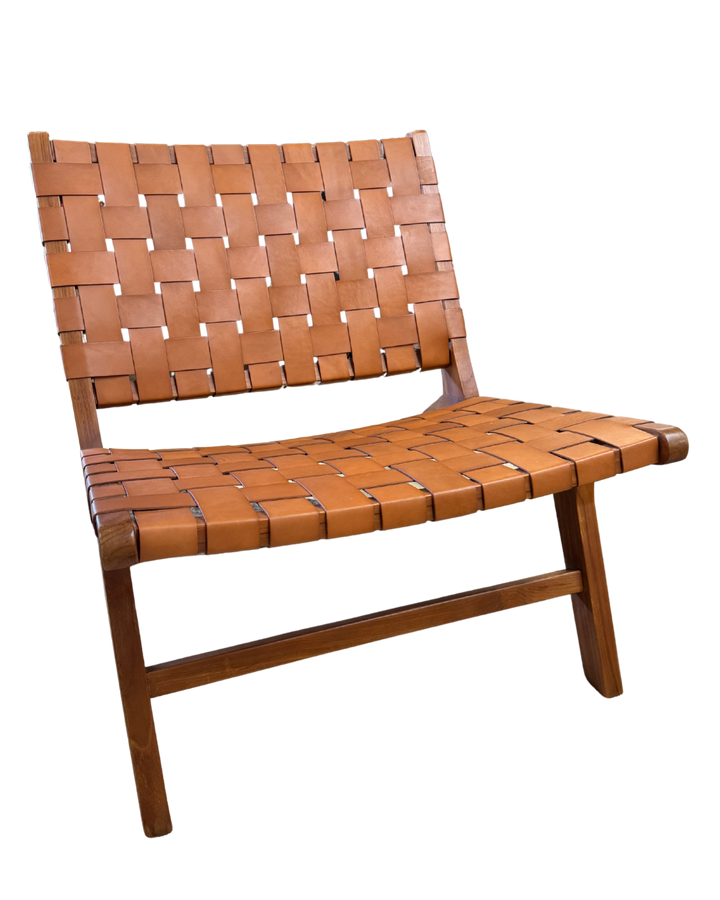 Plait Leather Chair