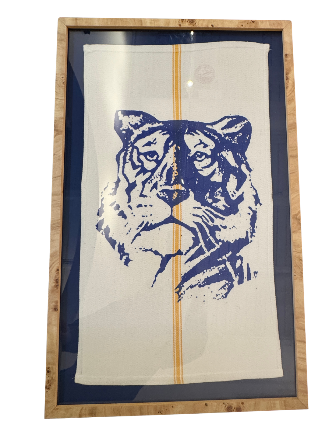 Blue Tiger Tea Towel
