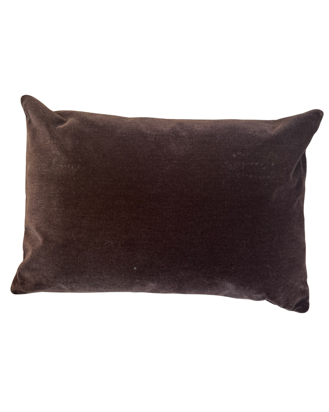 Chocolate Mohair Pillow