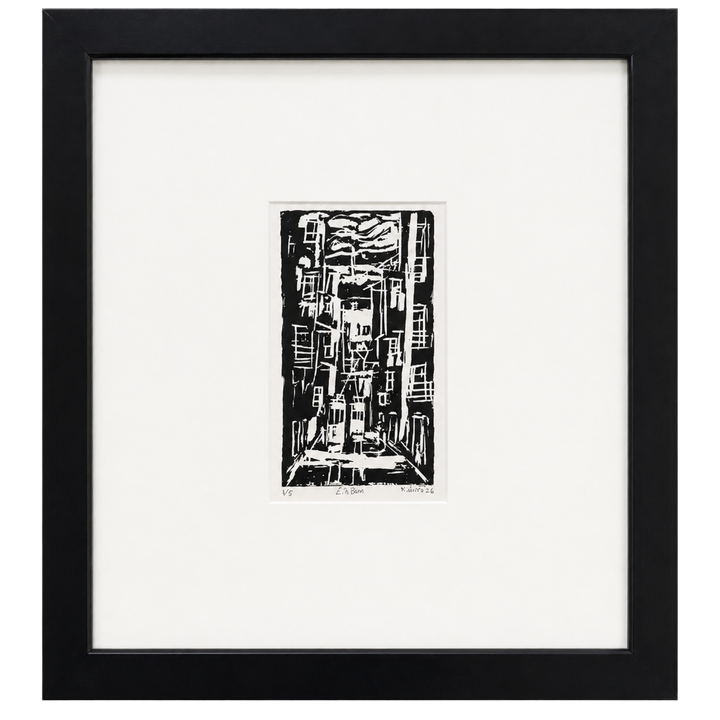 Black and White Abstract from Lisbon