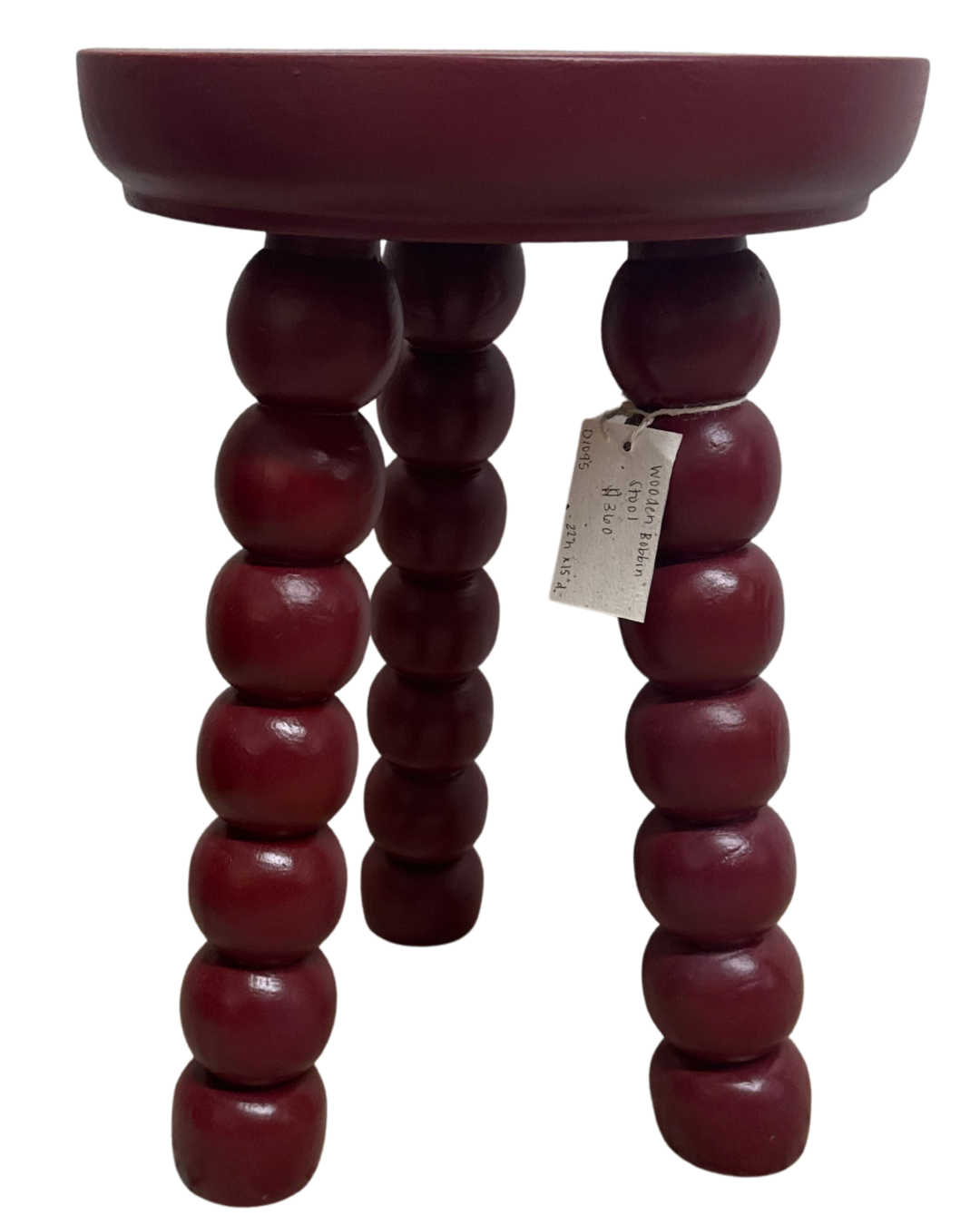 Wooden Bobbin Stool