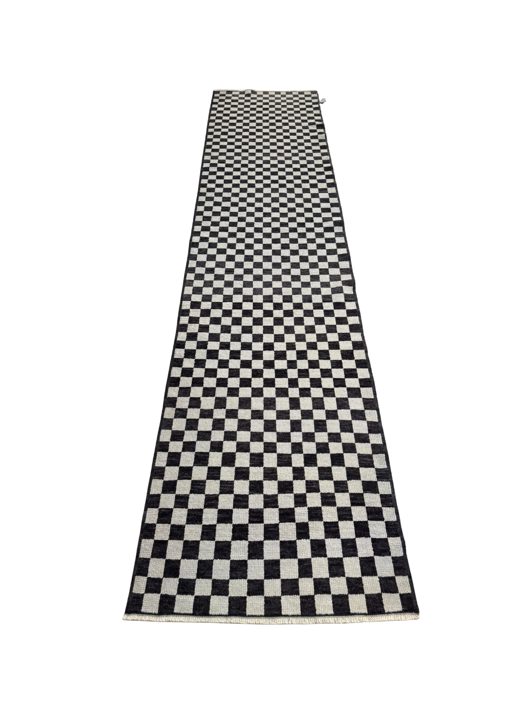 Oushak Checkered Runner
