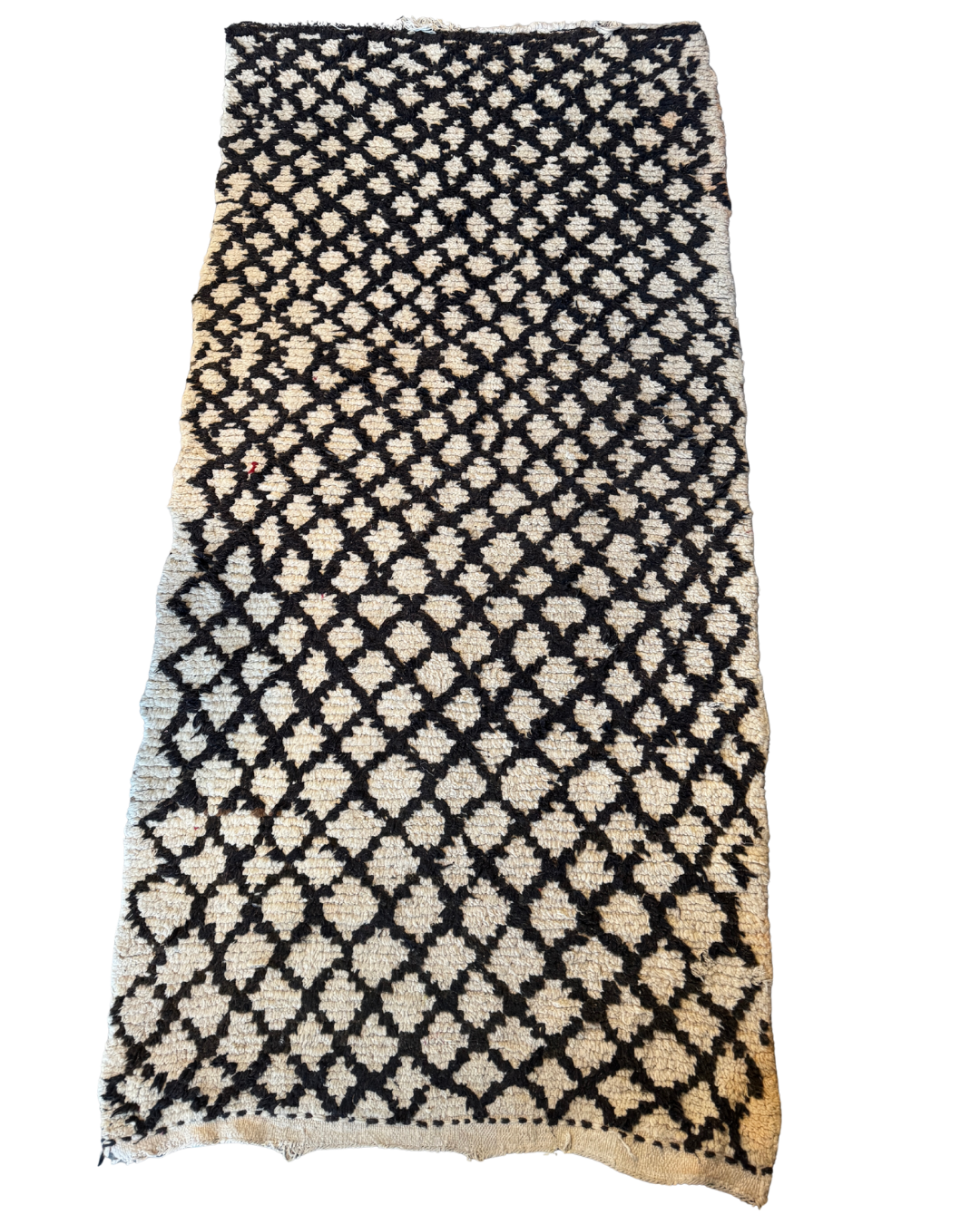 Geometric Black and White Rug