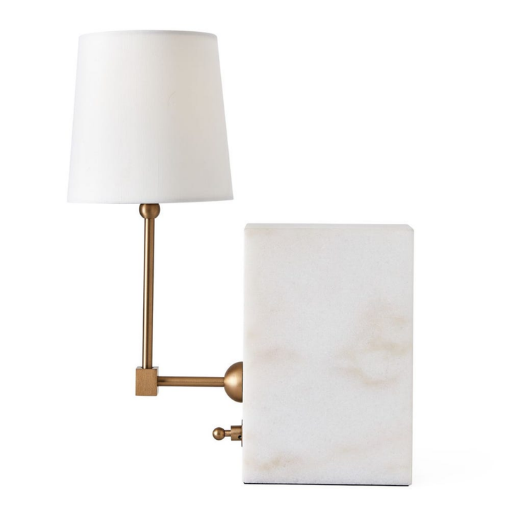 Marble Shelf Lamp