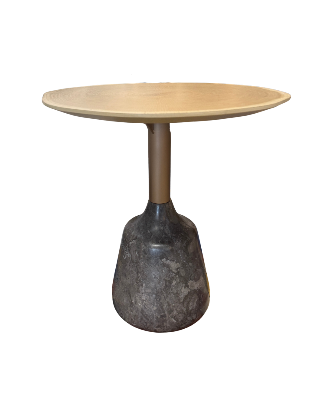 Side Table Wood and Marble
