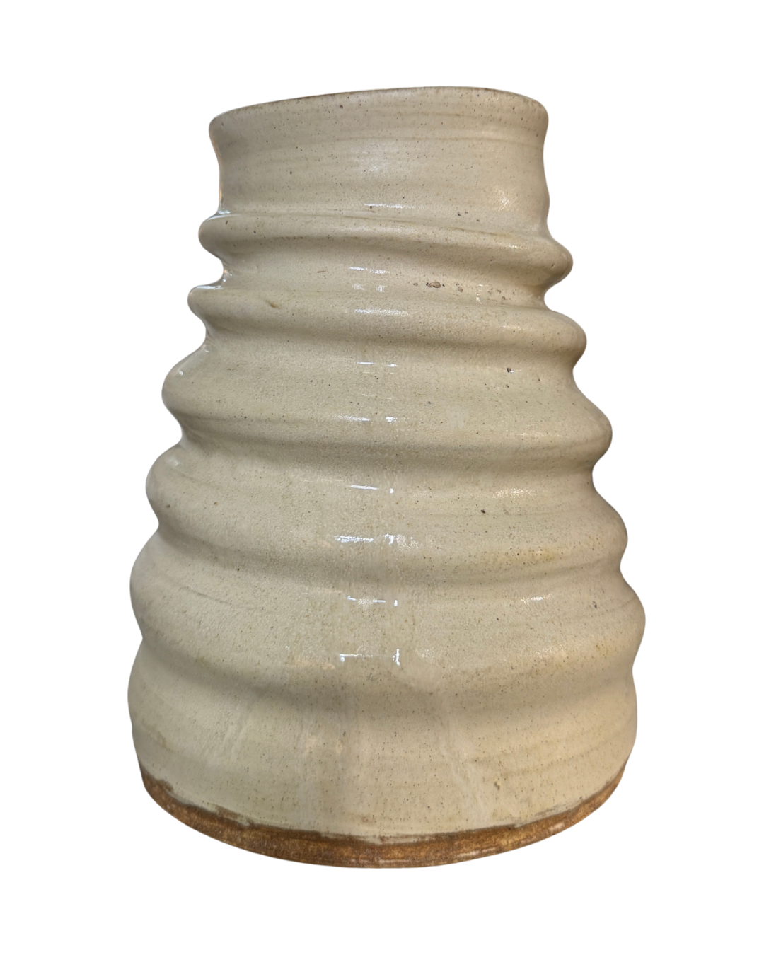 Cream Vase Handmade
