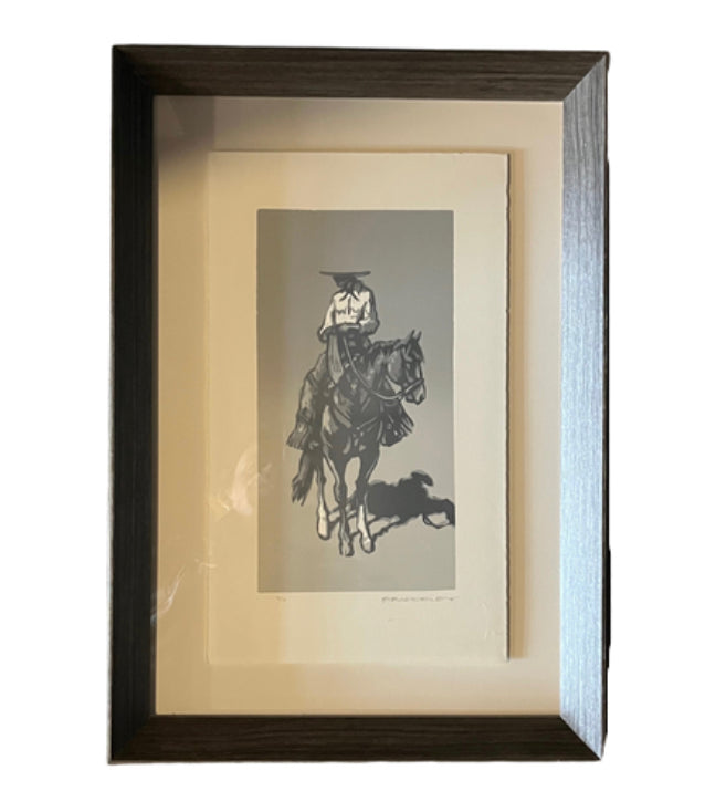 Juntes Cowboy Framed Art